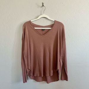 Dusty Rose Long Sleeve Top
